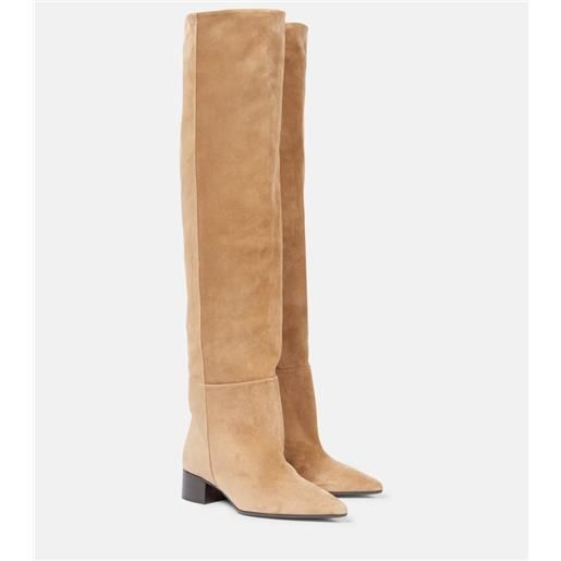 Khaite stivali cuissardes andee 40 in suede