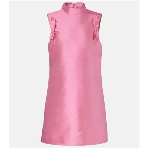 Valentino abito corto in shantung di seta