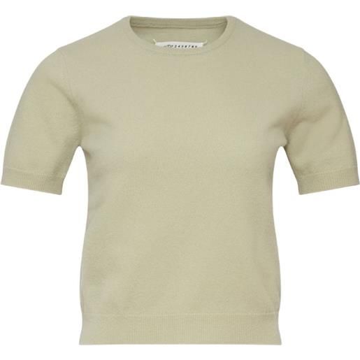 Maison Margiela t-shirt in maglia - verde