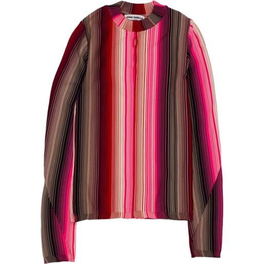 Anne Isabella maglione a righe - marrone