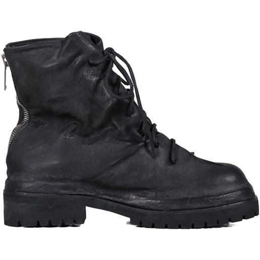 424 stivali stringati - nero