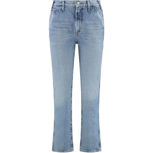 AGOLDE jeans cooper a vita alta - blu