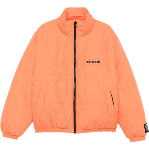 Ksubi piumino con logo - arancione