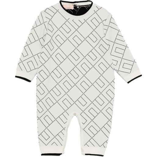 Elisabetta Franchi La Mia Bambina tutina con stampa - bianco