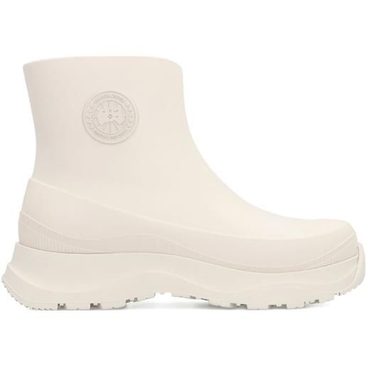 Canada Goose stivali da pioggia vancouver con applicazione - bianco