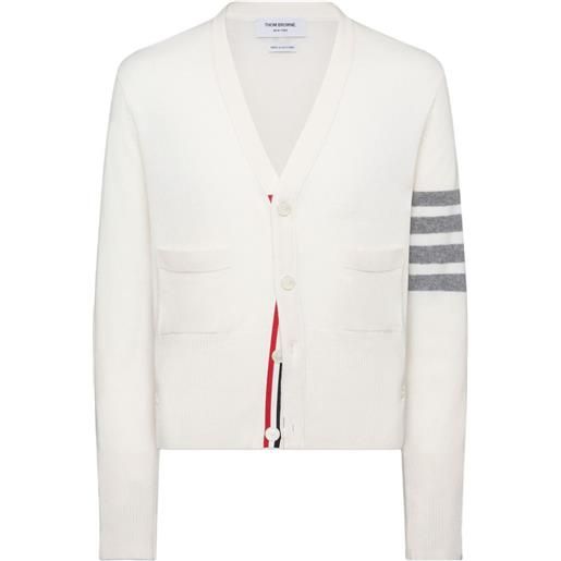 Thom Browne cardigan con scollo a v - toni neutri