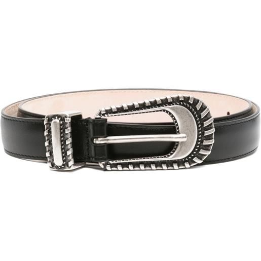 IRO cintura in pelle con fibbia - nero