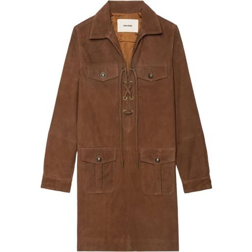 Zadig&Voltaire abito corto remacha - marrone