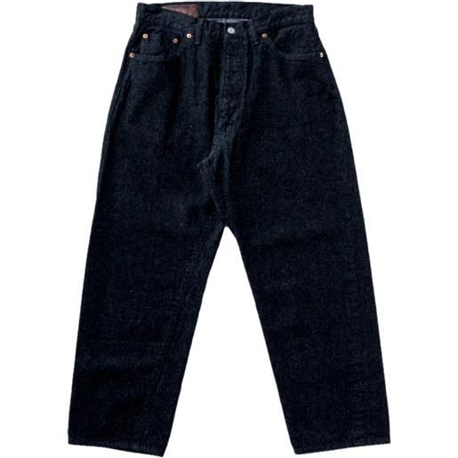 Kaptain Sunshine jeans con design a cinque tasche - nero