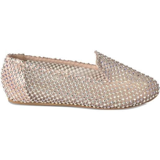 Le Silla ballerine gilda con cristalli - toni neutri