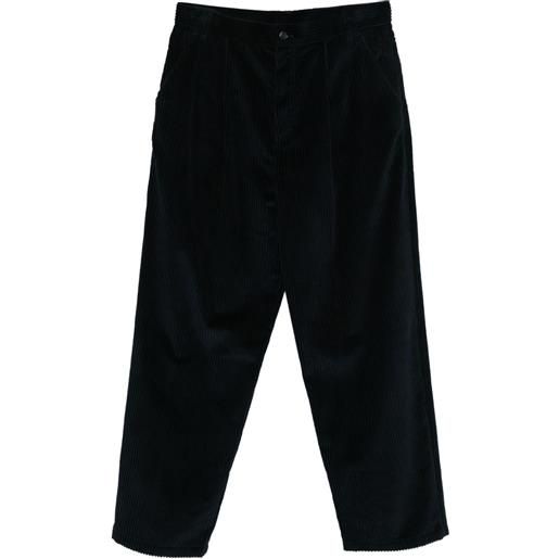 Moschino pantaloni a coste - blu