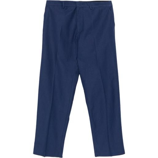 Moschino pantaloni in cotone - blu