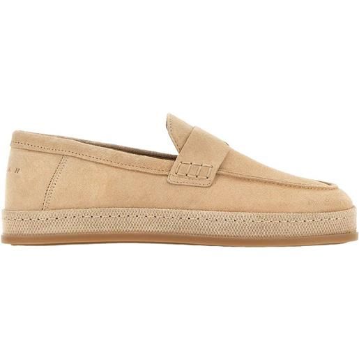 Hogan mocassino Hogan h683 in camoscio beige