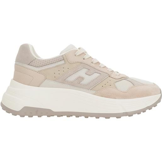 Hogan sneakers Hogan hi-fi in camoscio beige