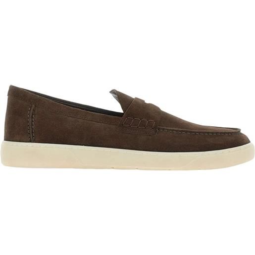 Hogan mocassino Hogan in camoscio marrone