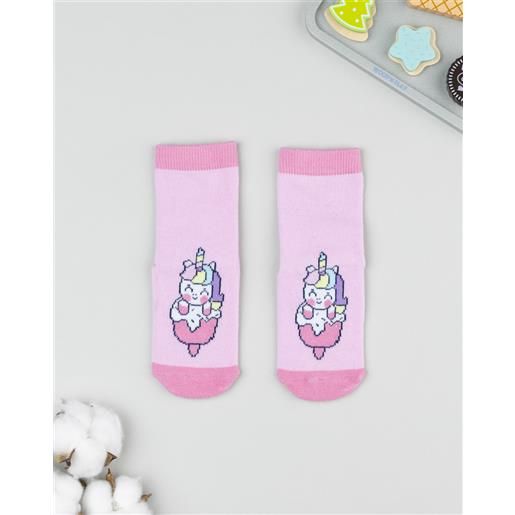 Prénatal antiscivolo bimba rosa unicorno