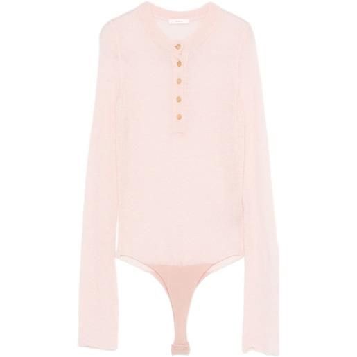 Haikure body con maniche lunghe - rosa