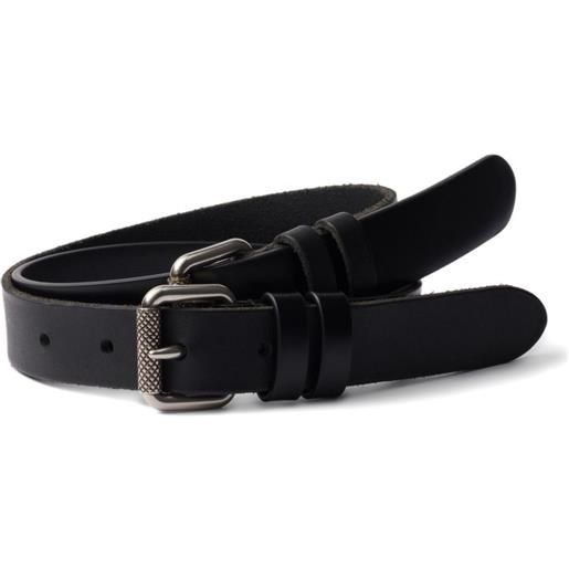 Prada cintura in pelle - nero