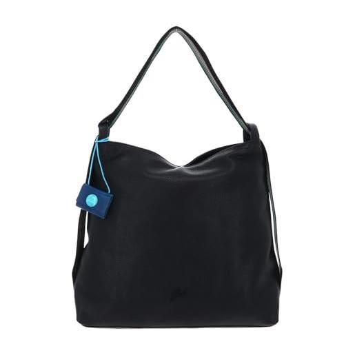 Gabs borsa zaino realizzata in pelle con chiusura principale con cerniera e classico tirazip presenta di due tasche interne, una shopper pieghevole in tessuto e block notes 34x35x11 cm non defin