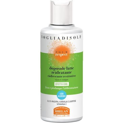 Helan Cosmesi Srl helan vogliadisole respect latte solare doposole restitutivo calmante 200 ml crema