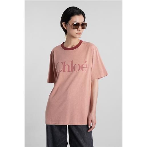 ChloÃ© t-shirt in cotone rosa
