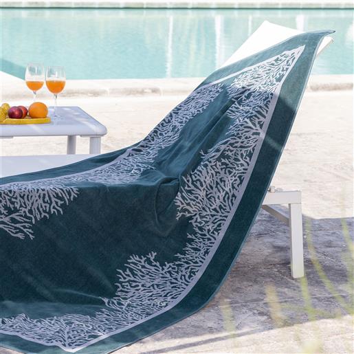 Ferò telo mare tropicana in cotone