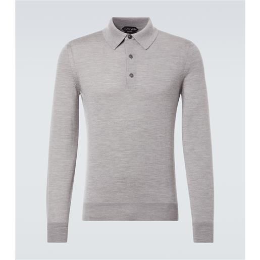 Tom Ford polo in cashmere e seta