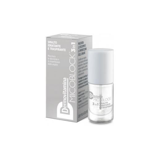 PASQUALI SRL dermovitamina micoblock smalto base&top coat 19 trasparente5 ml
