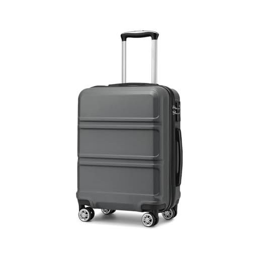 Set Valigie KONO 4 Pezzi | Trolley Rigido, Borsone E Borsa Toilette | Impermeabile E Con Blocco TSA - Foto 3