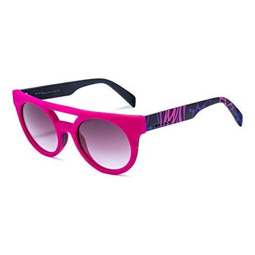 Italia independent unisex - adulto 0903v-018-zeb occhiali da sole, rosa, 50