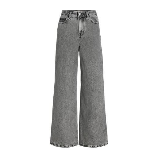 JACK & JONES jjxx jxtokyo wide hw r6119 jeans dnm noos, grigio denim, 30w x 30l donna