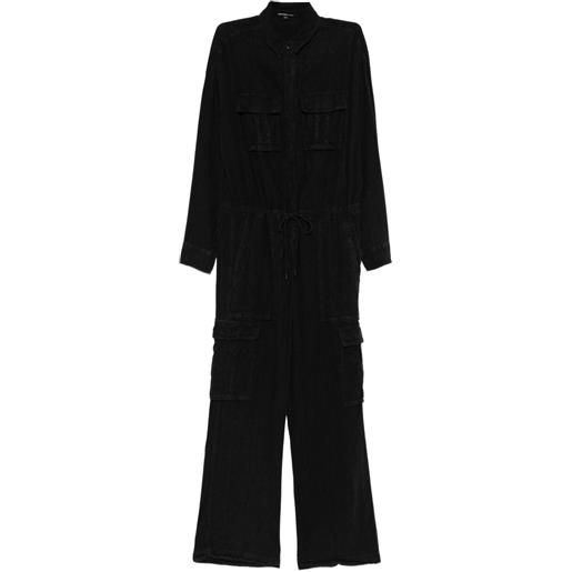 James Perse tuta intera cargo - nero