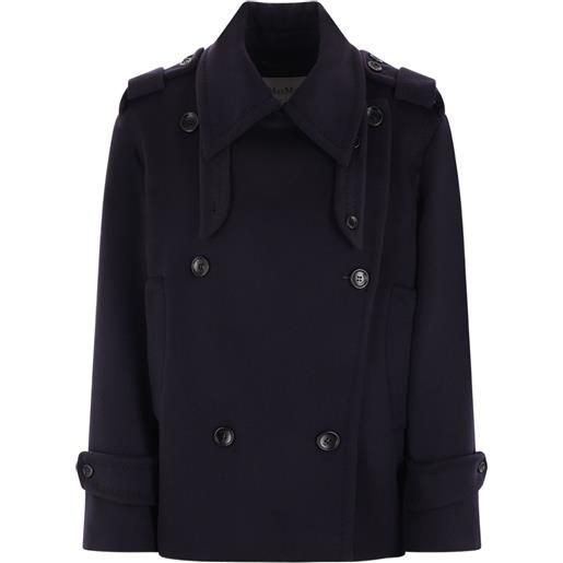 Max Mara trench doppiopetto - blu