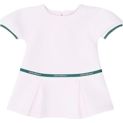 Emporio Armani Kids abito plissettato - rosa