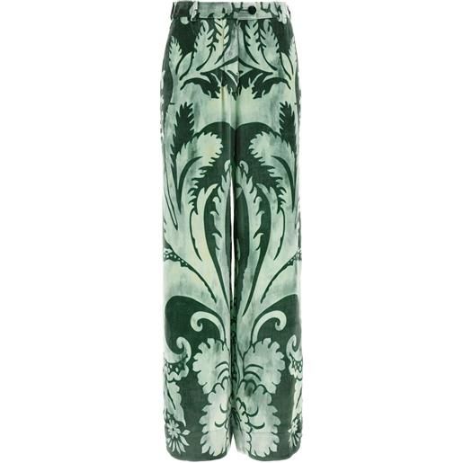 F.R.S For Restless Sleepers pantaloni arche con stampa tropicale - verde