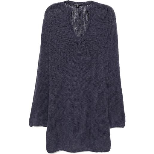 James Perse abito a maniche lunghe - blu