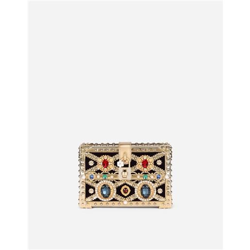 Dolce & Gabbana dolce box con ricamo gioiello