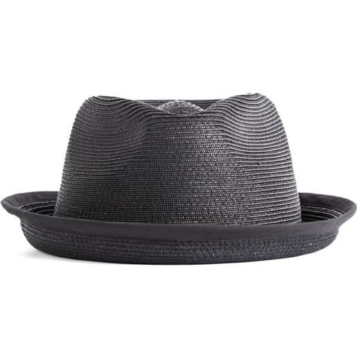 Casey Casey fedora in paglia - nero