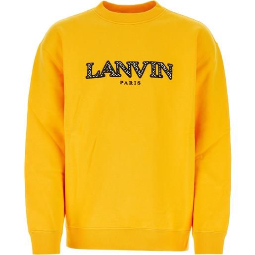 Lanvin felpa con ricamo - giallo