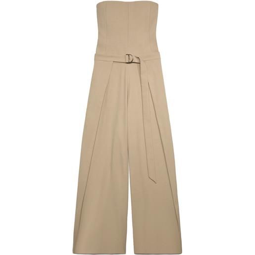 AMI Paris tuta intera senza spalline - toni neutri