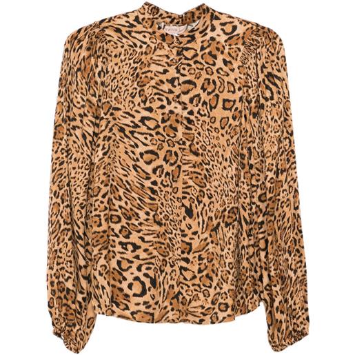 TWINSET camicia con stampa - marrone