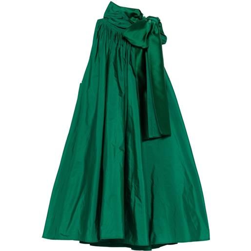 Max Mara abito con fiocco - verde