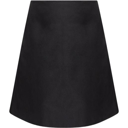 Alexander McQueen gonna svasata in raso - nero