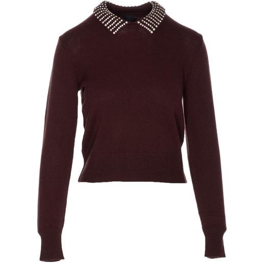 PINKO maglione girocollo - marrone