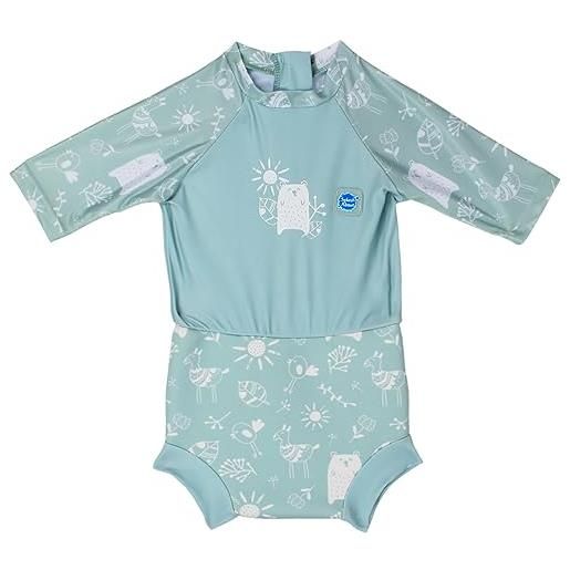 Splash About happy nappy tuta da sole con pannolino da bagno, sunny bear, 12-24 mesi