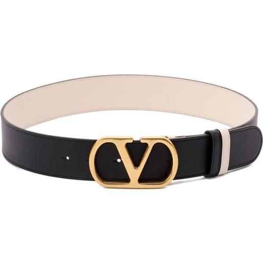 Valentino Garavani cintura vlogo in pelle - nero