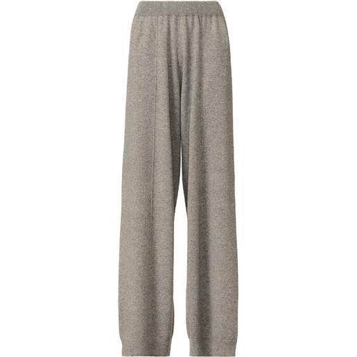 Fabiana Filippi pantaloni platinum a gamba ampia - grigio