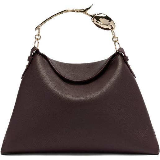 ERDEM borsa bloom grande - marrone