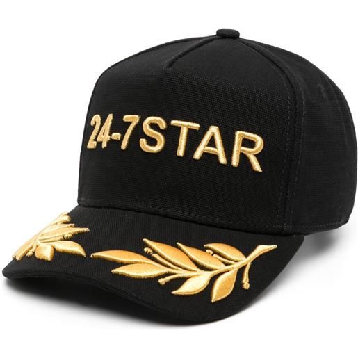 DSQUARED2 cappello da baseball 24-7 star - nero