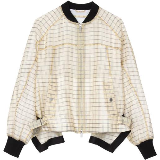 3.1 Phillip Lim bomber a quadri - toni neutri